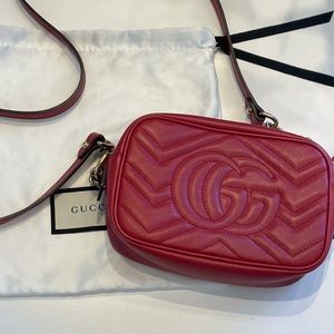GG Marmont Mini Matelasse Leather Crossbody